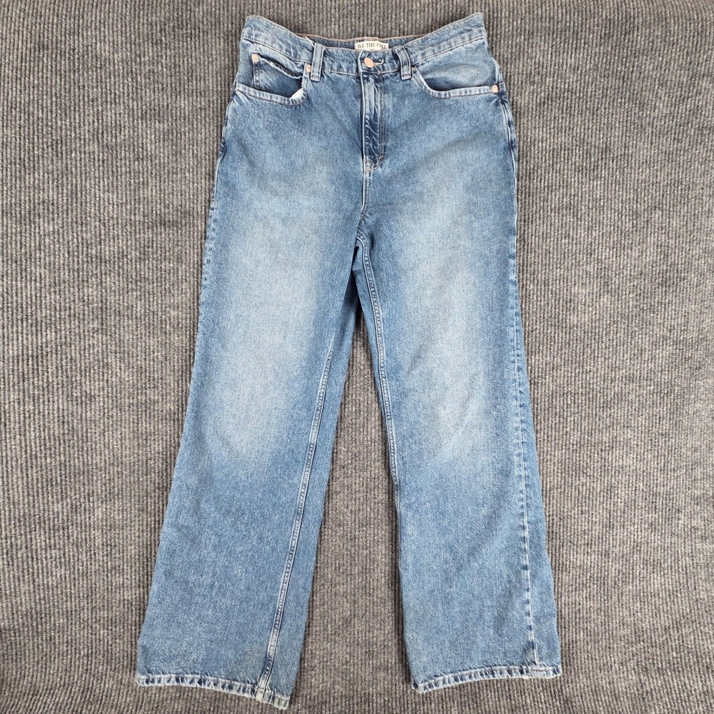 WE THE FREE Denim Carpenter Pants Light Wash Size 29X32 High Rise Wide Leg